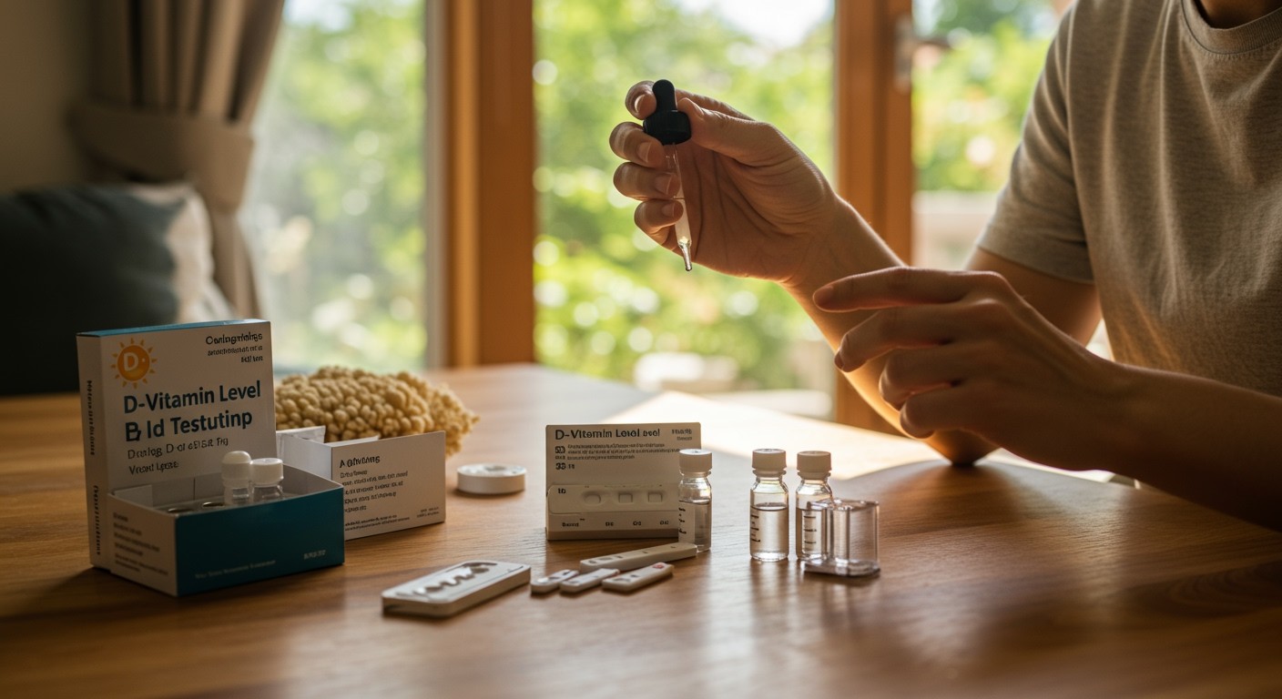 A D-vitamin otthoni tesztjei mérhetik a hiányt.