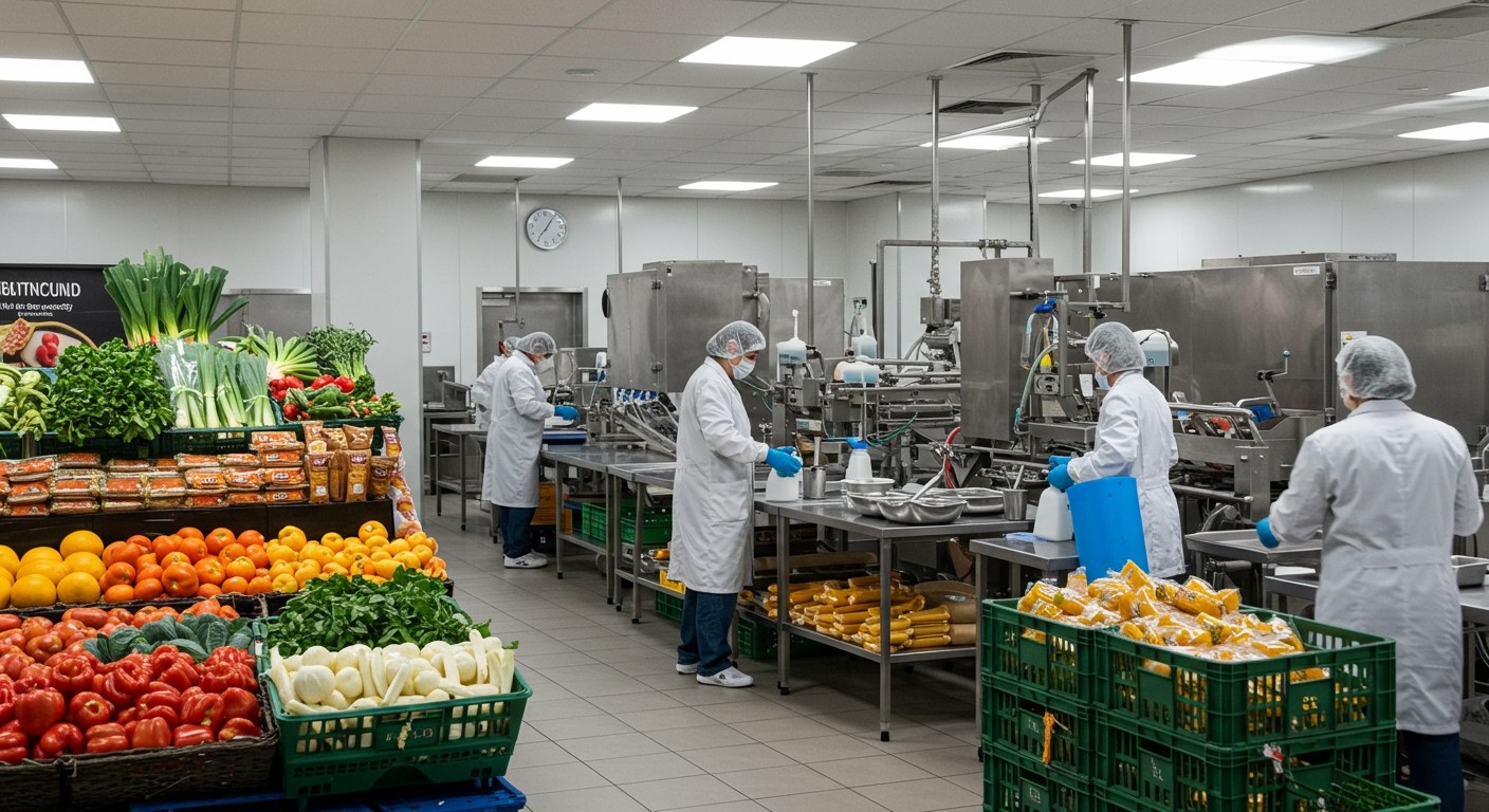 A higiénia kulcsfontosságú az élelmiszerbiztonság fenntartásában.