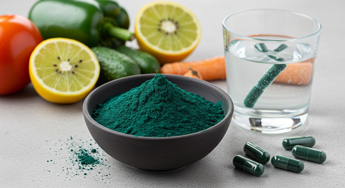A kék spirulina allergiás reakciókat okozhat érzékeny személyeknél.