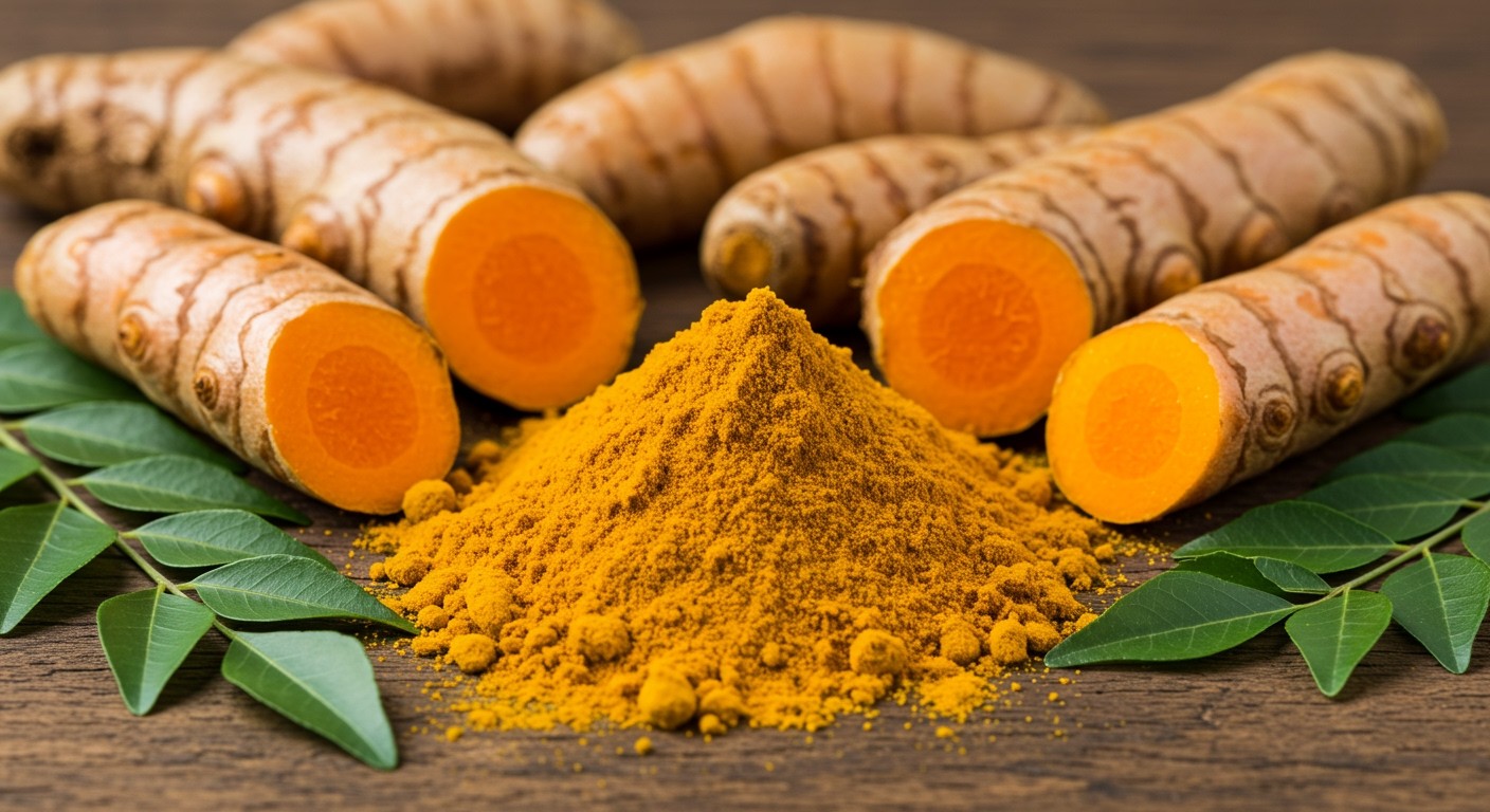 A kurkuma erős gyulladáscsökkentő és antioxidáns hatású.