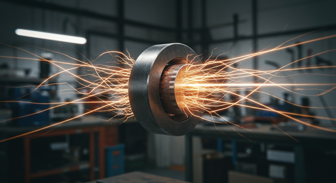 A mágneses permeabilitás növeli az elektromágneses indukciót jelentősen.