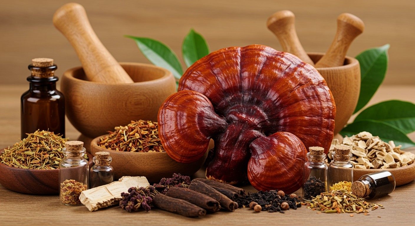 A reishi gomba erősíti az immunrendszert és a vitalitást.