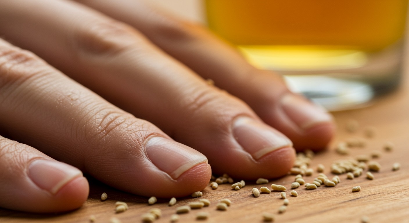 A sörélesztő vitaminokban gazdag, táplálja a körmöket!