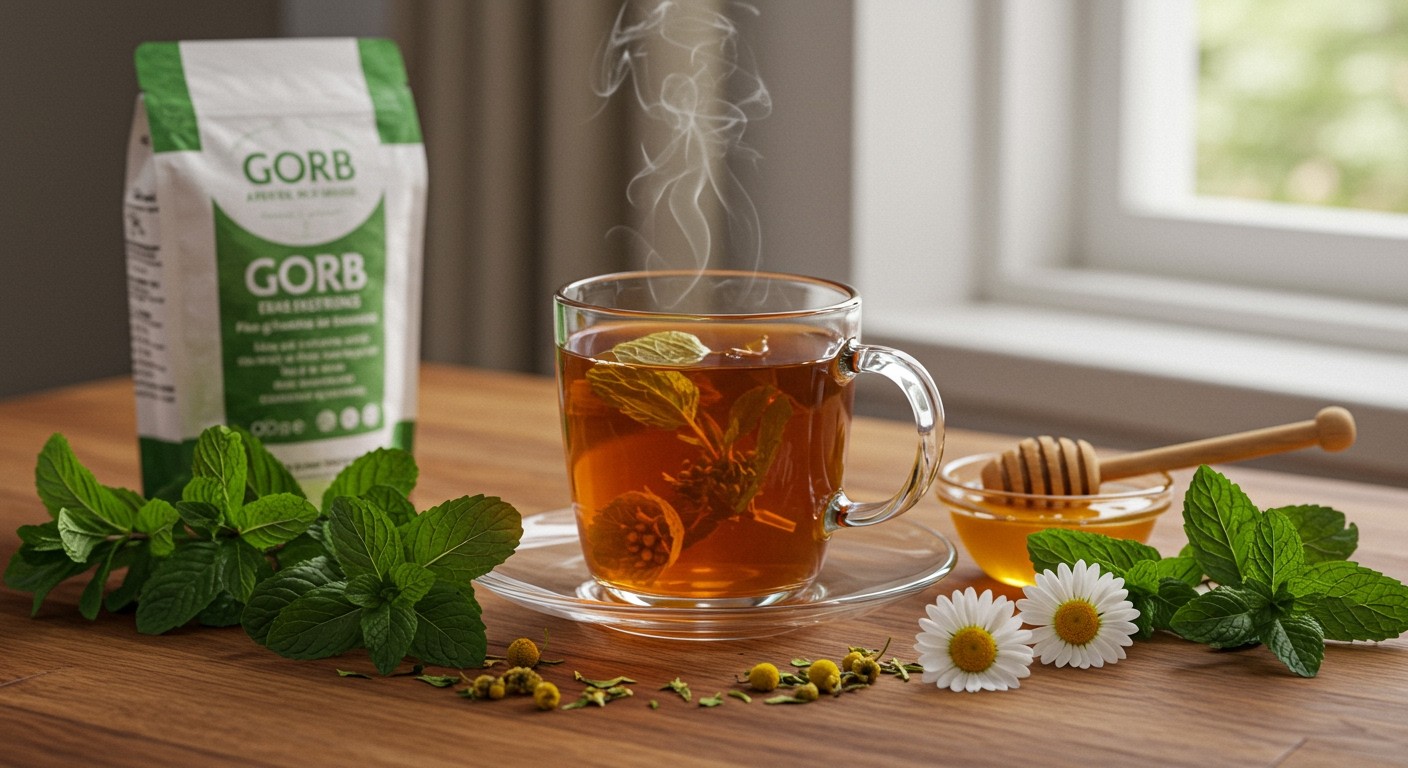 A GORB tea segíthet a refluxos tünetek csökkentésében.