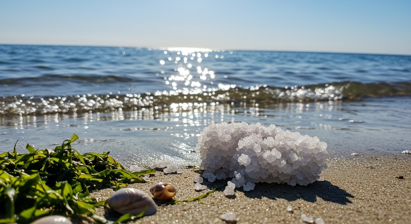 A tengeri só gazdag ásványi anyagokban és nyomelemekben.