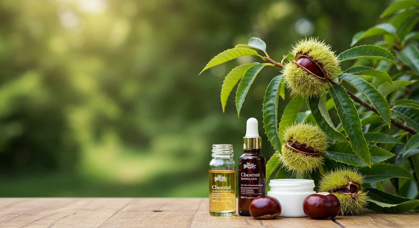 A vadgesztenye antioxidánsai segítik a bőr regenerálódását.