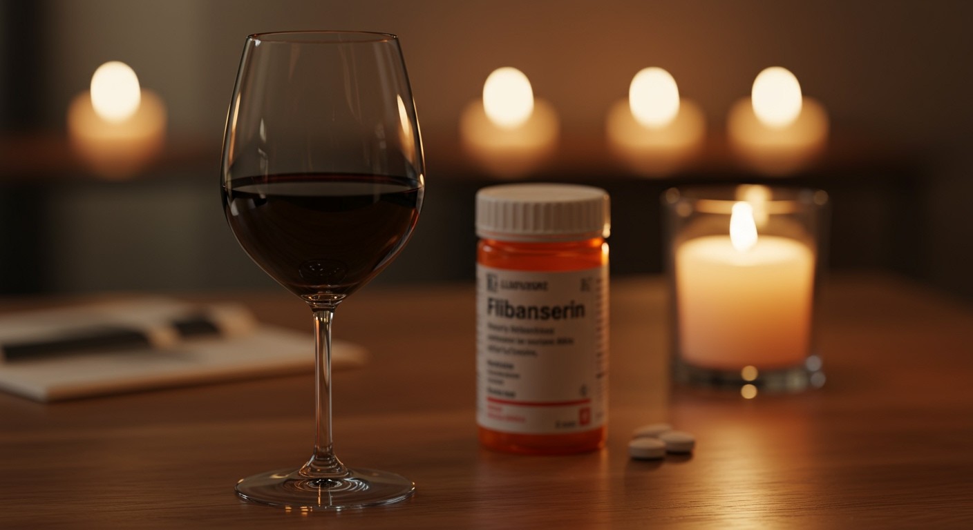 Az alkohol fokozhatja a Flibanserin mellékhatásait.