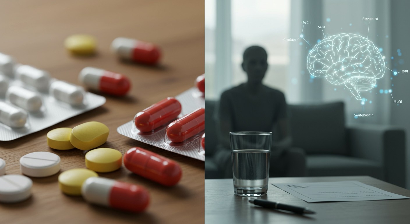 Az antidepresszánsok módosítják az agyi neurotranszmitterek egyensúlyát.