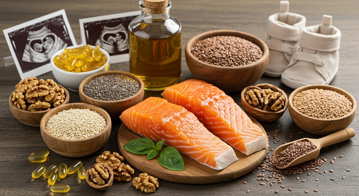 Omega-3 segíti a babák agyfejlődését terhesség alatt.