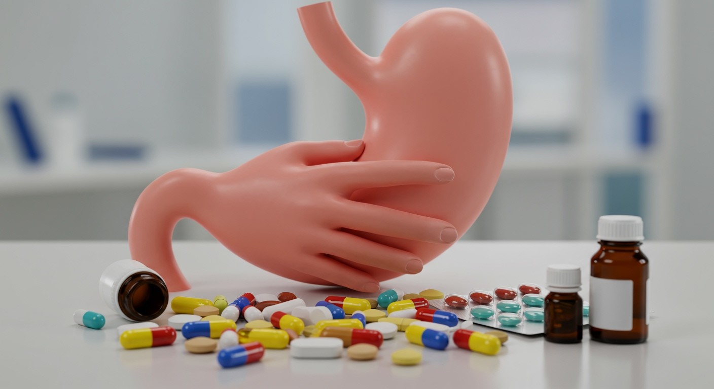 Az antibiotikumok zavarhatják a bélflóra egyensúlyát.