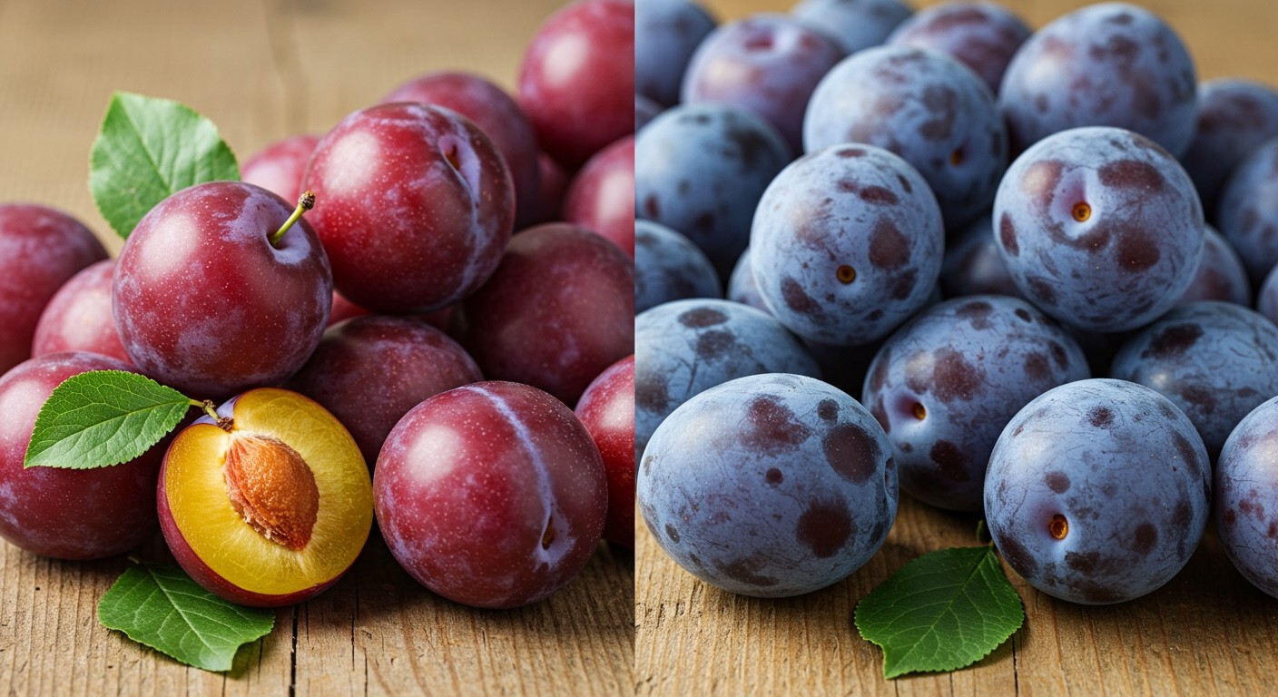 A bio szilva vegyszermentes, míg a hagyományos tartósítószereket használ.