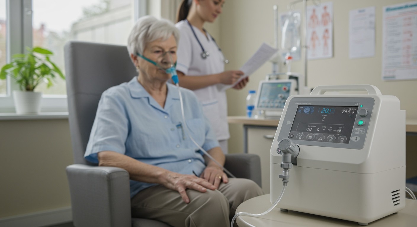 A COPD kezelésében az oxigénterápia életmentő lehet.