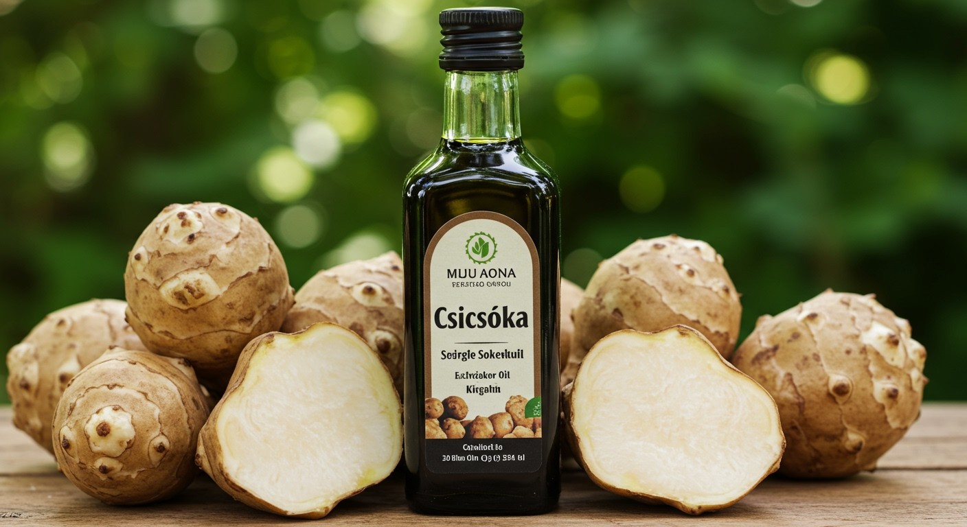 A csicsóka olaj táplálja és regenerálja a bőrt.