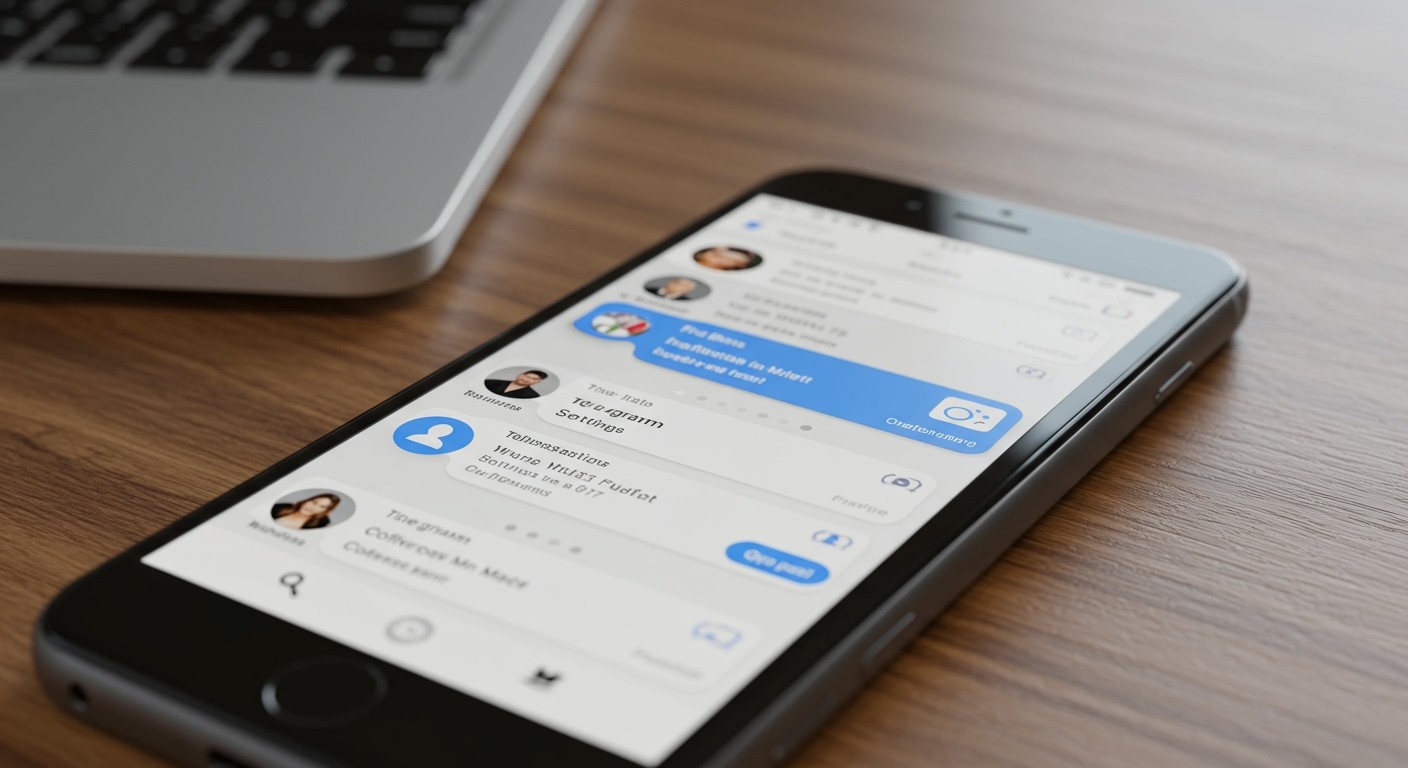 A Telegram felhasználói felülete intuitív és könnyen navigálható.