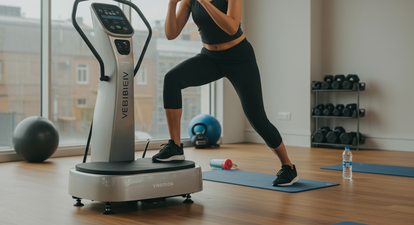 A vibrációs tréning erősíti az izmokat és javítja a metabolizmust.