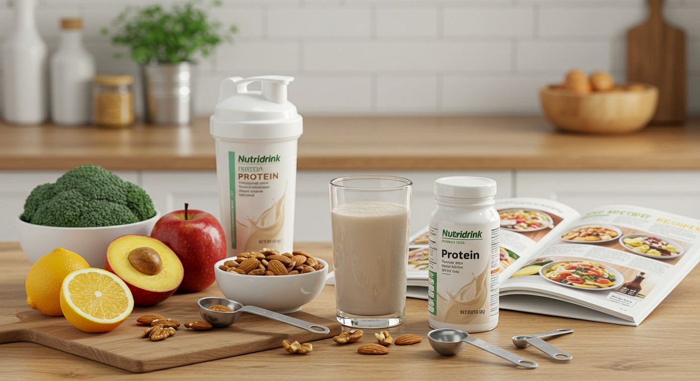 Nutridrink Protein gazdag fehérjeforrás a napi étkezésekhez.