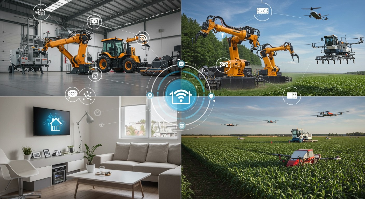 Az IoT forradalmasítja az otthonok, mezőgazdaság és ipar működését.