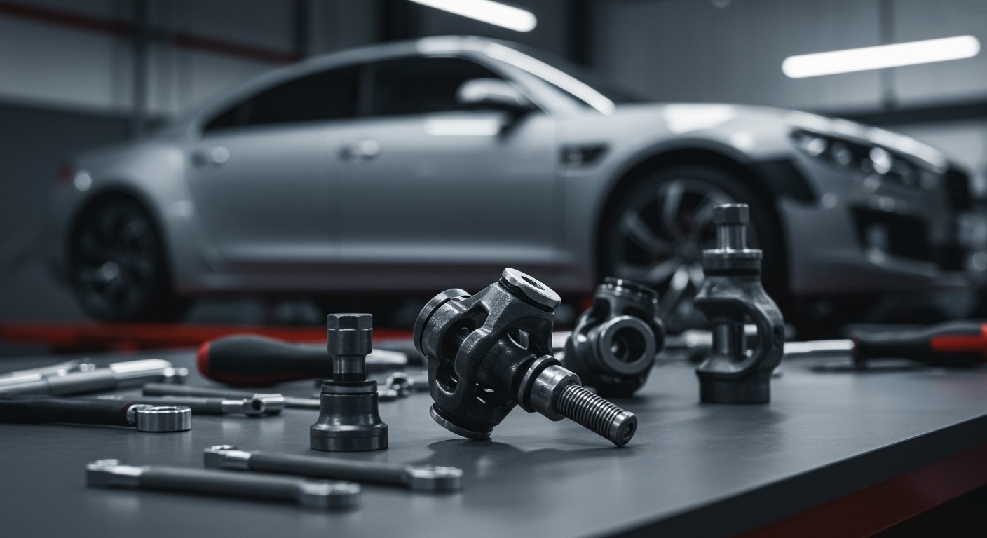 A kardáncsuklók segítik a motor forgási mozgását.