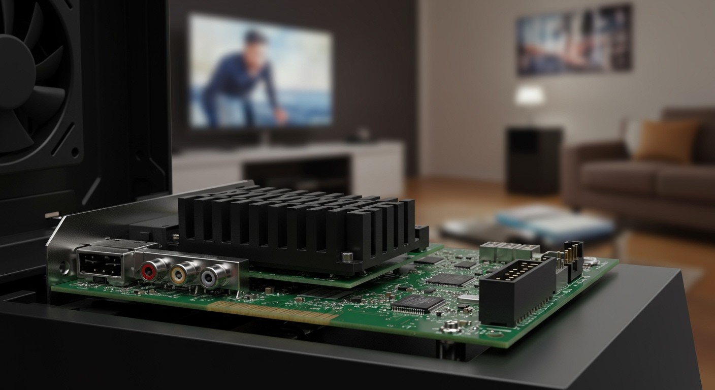 A belső TV tuner kártyák jobb minőségű jelátvitelt biztosítanak.