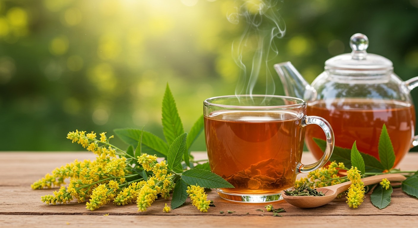 A cickafark tea segít a gyulladások csökkentésében.