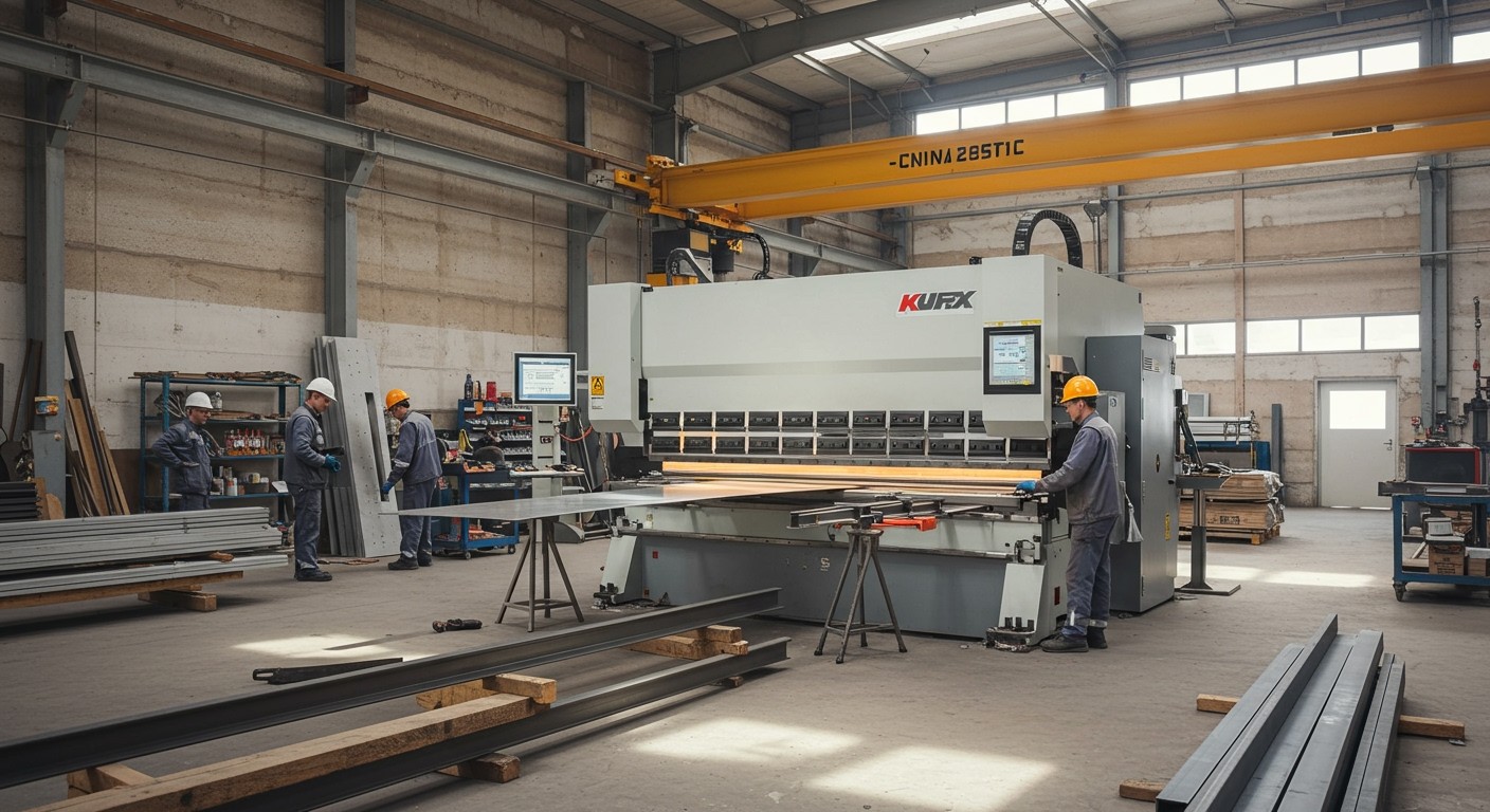 A CNC élhajlítás precíziós alkatrészeket biztosít az építőiparban.