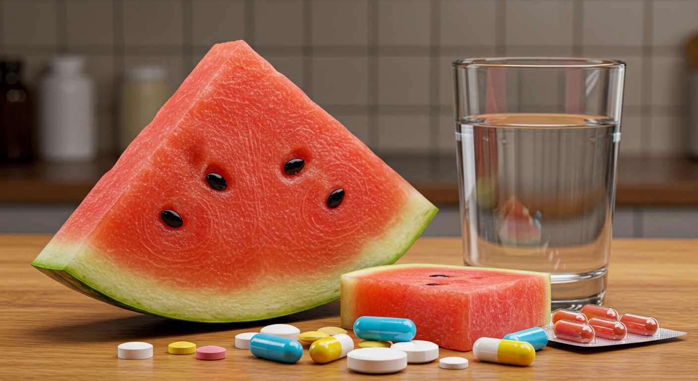 A dinnye fogyasztása befolyásolhatja egyes gyógyszerek hatását.