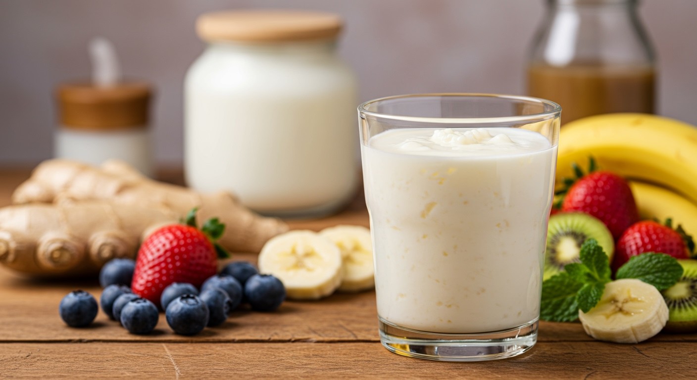 A kefir probiotikumai javítják a bélflóra egyensúlyát.