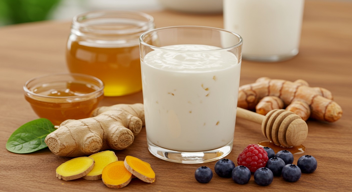 A kefir probiotikumai segítik az immunvédelmet és gyulladáscsökkentést.