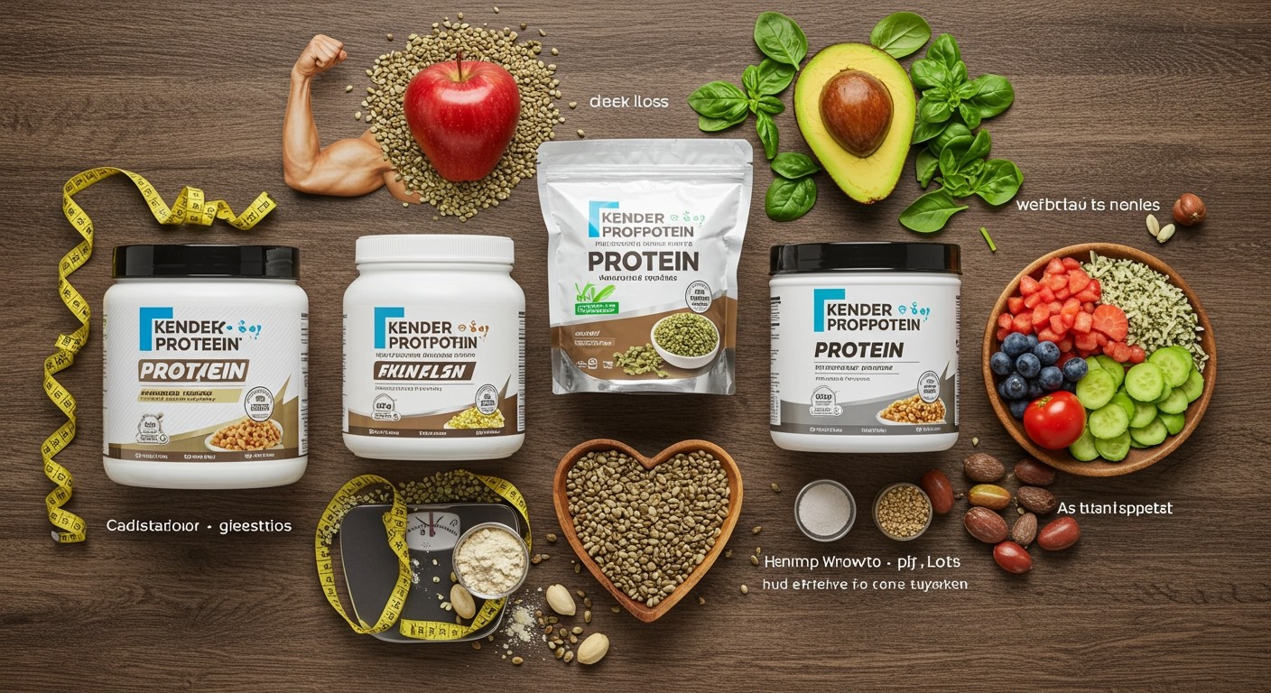 A kenderprotein támogatja az izomnövelést és a fogyást.