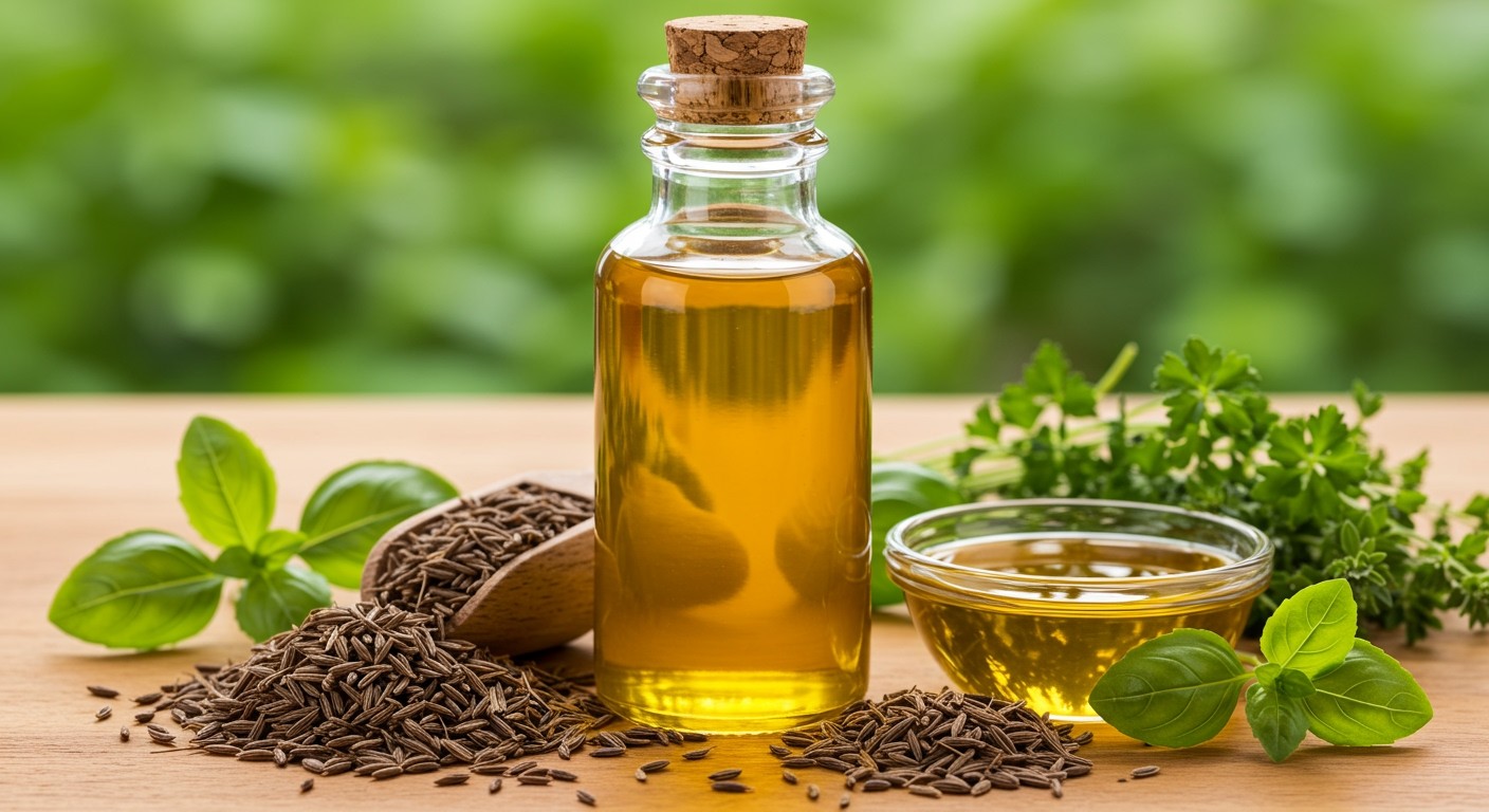 A köménymagolaj gazdag antioxidánsokban és esszenciális zsírsavakban.