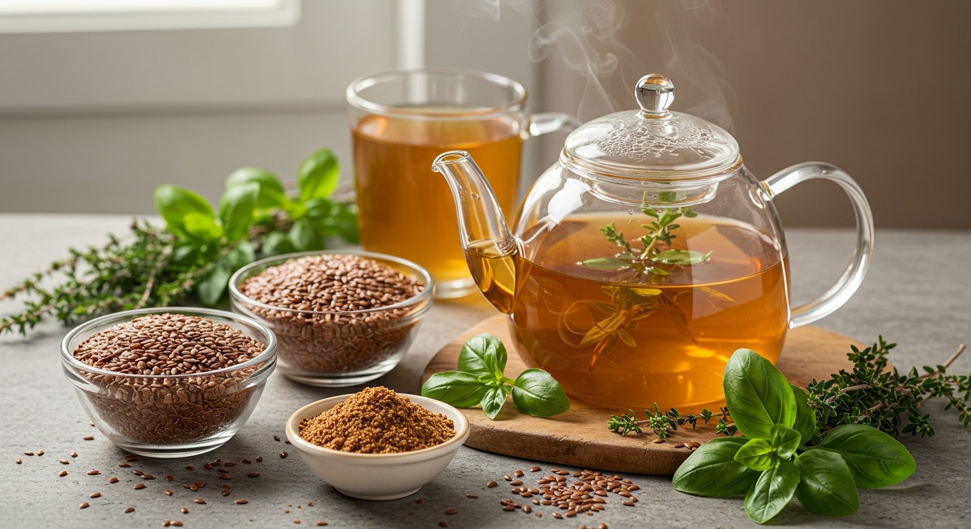 A lenmagtea reggeli éhgyomorra a leghatékonyabb.