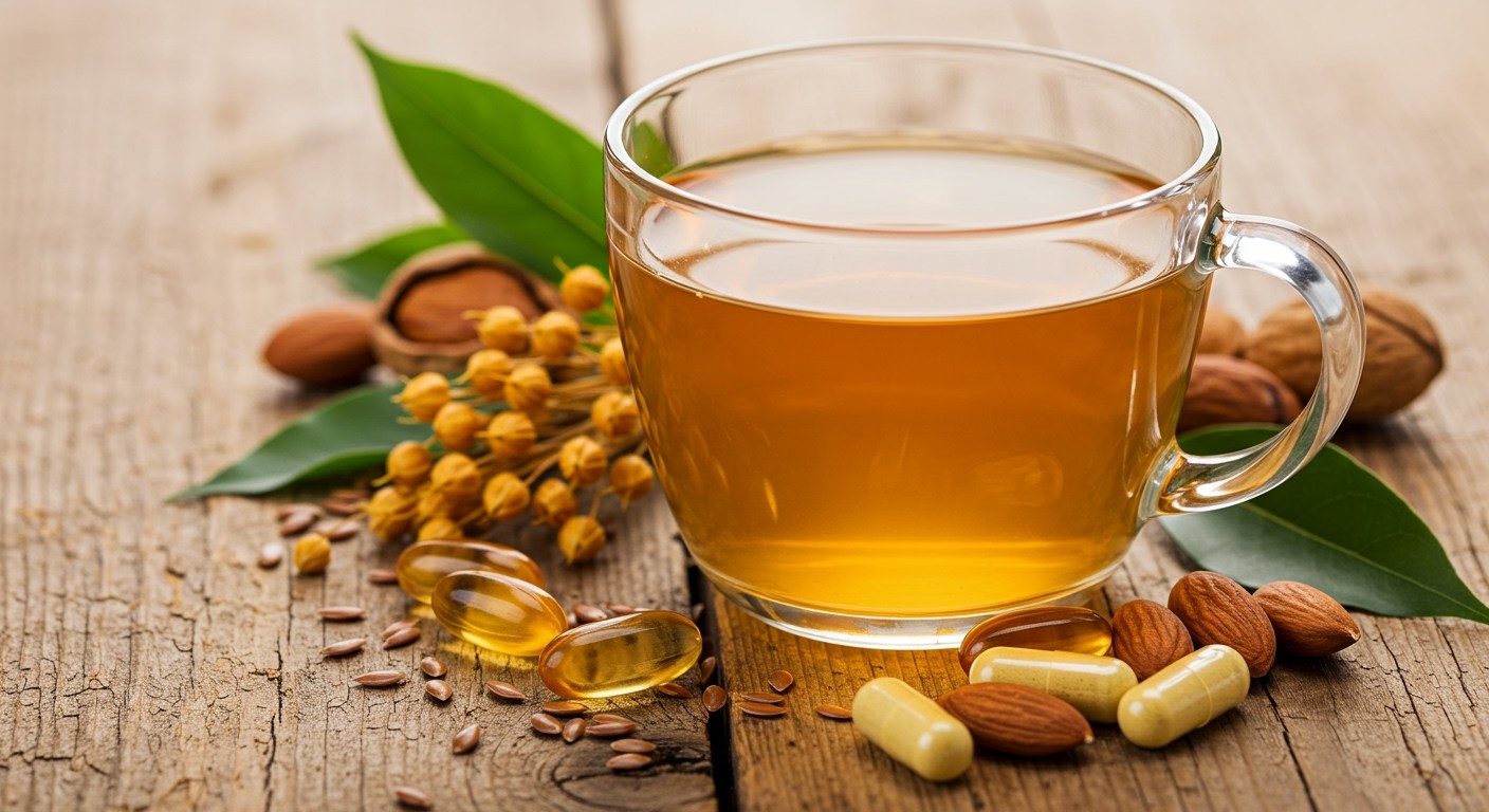 A lenmagtea gazdag omega-3 zsírsavakban és rostokban.