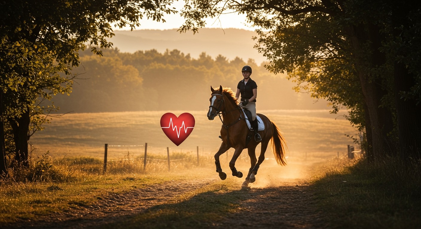 A lovaglás javítja a szív health és állóképességet.