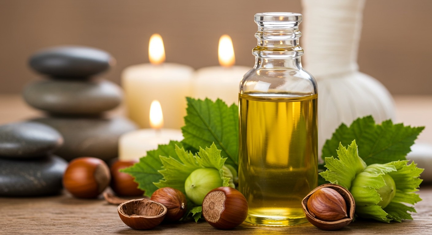 A mogyoróolaj gazdag E-vitaminban, ami regenerálja a bőrt.