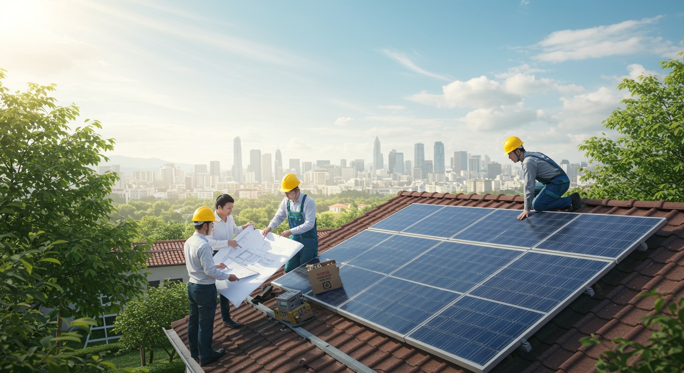 A napenergia rendszer telepítése gondos tervezést igényel.