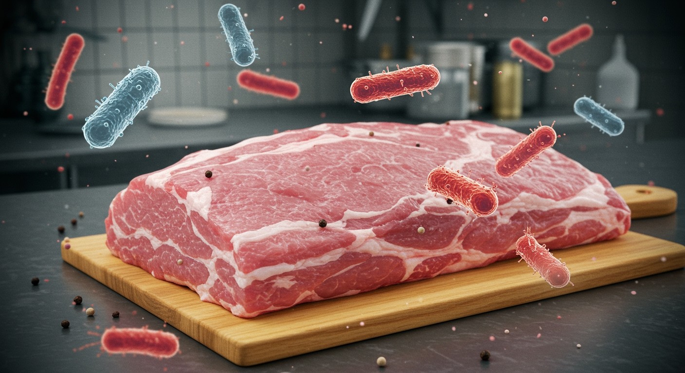 A sertéshúsban lévő paraziták trichinellózist okozhatnak.