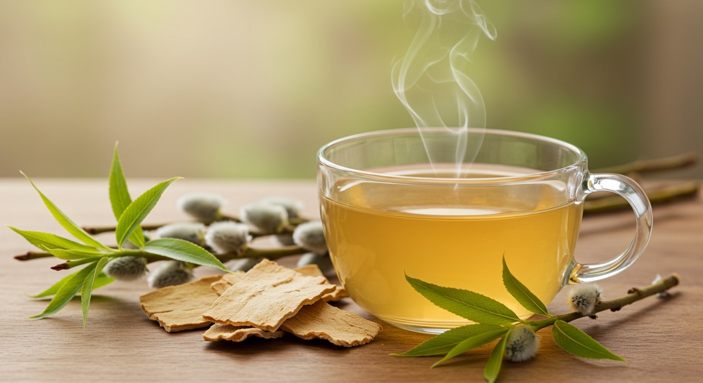 A fehér fűzfakéreg tea csökkentheti a fibromyalgia fájdalmát.
