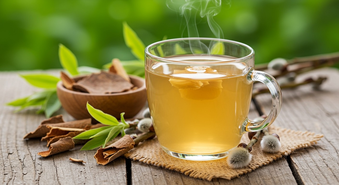 A fehér fűzfakéreg tea csökkentheti a húgysavat.