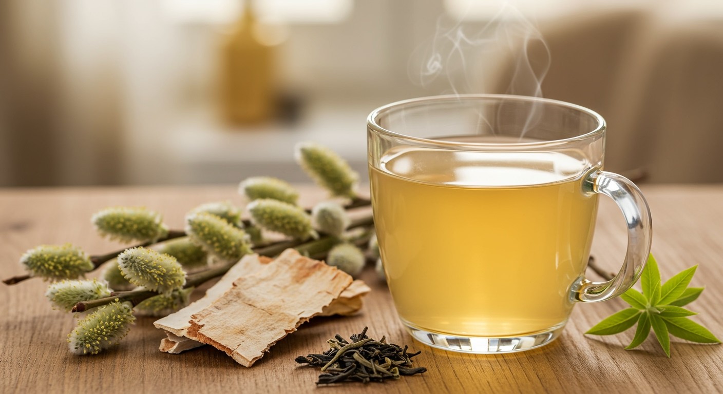A fehér fűzfakéreg tea csökkentheti a menstruációs fájdalmakat.
