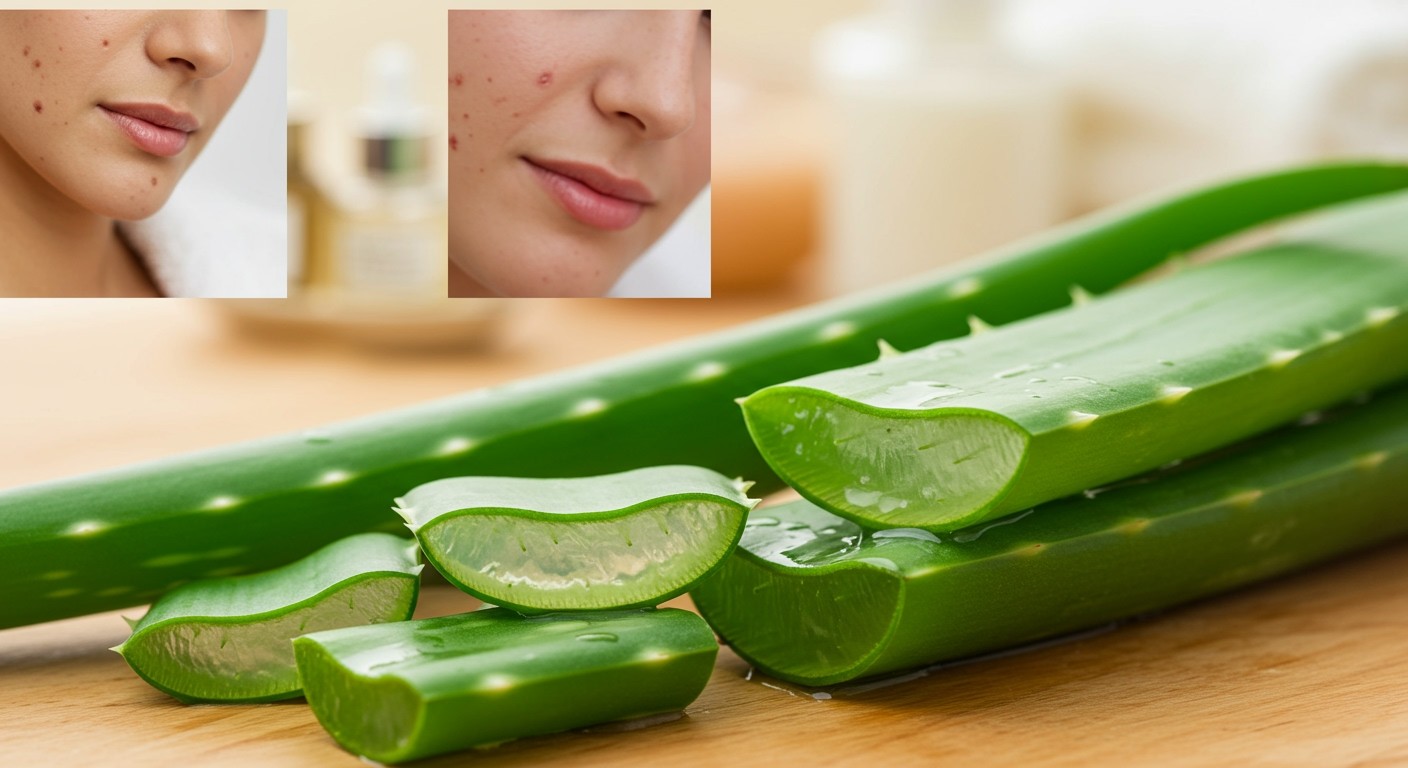 Az Aloe Vera segít redukálni a pigmentfoltokat és hegeket.