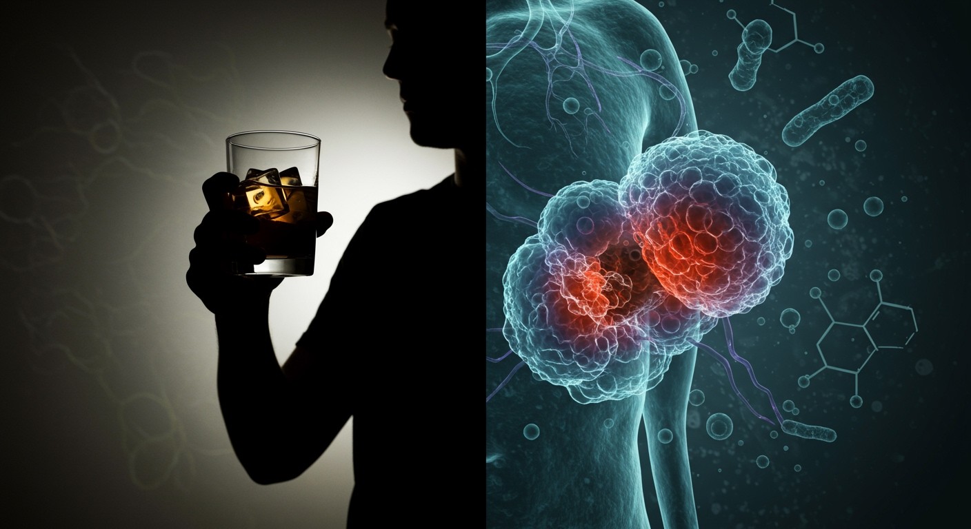 Az alkoholizmus növeli a rák kialakulásának kockázatát.