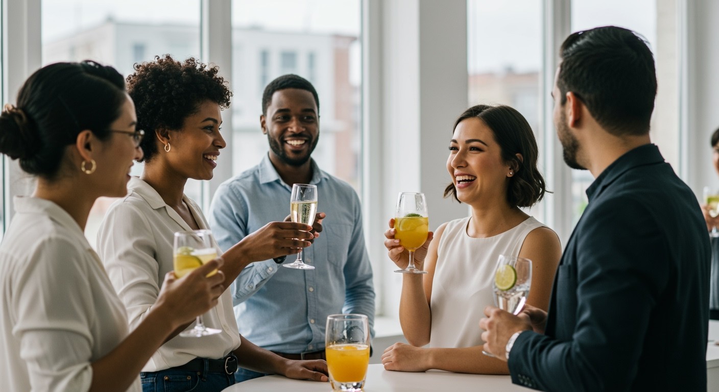Az alkoholmentesség erősíti a munkahelyi és baráti kapcsolatokat.