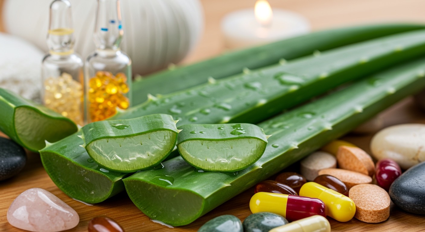 Az Aloe Vera gél gazdag vitaminokban és ásványi anyagokban.