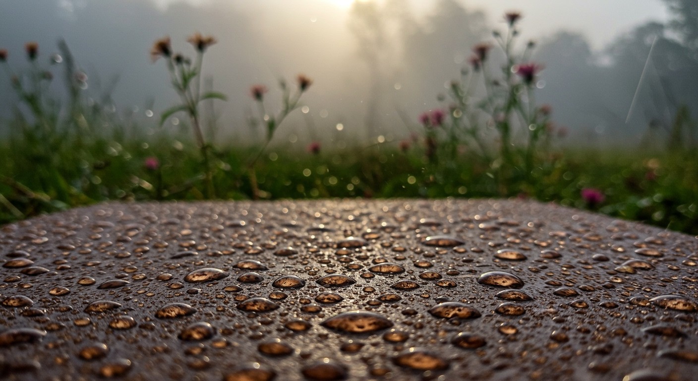 A petrichor az eső utáni föld illata, javítja a hangulatot.