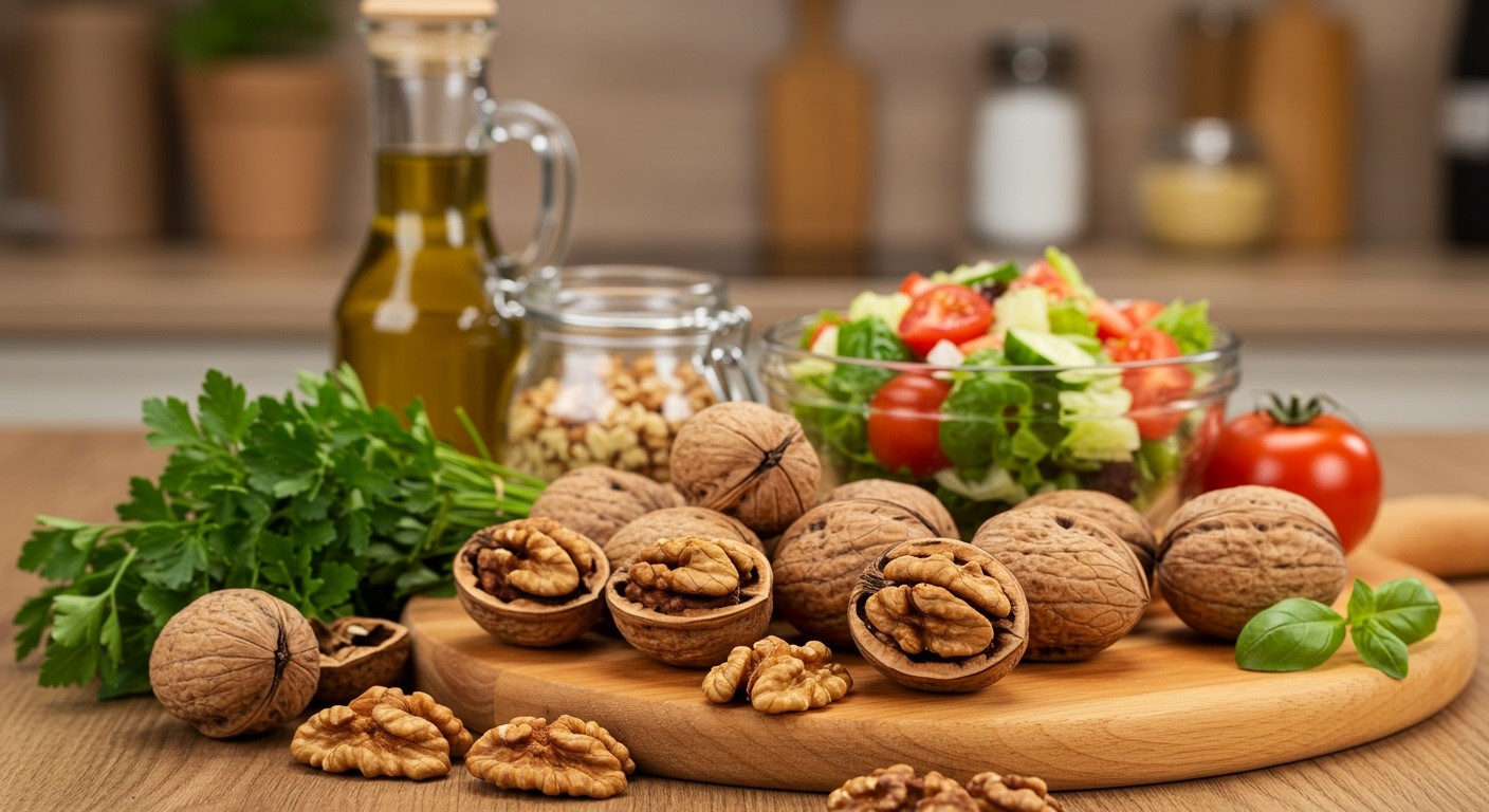 A dió gazdag omega-3 zsírsavakban, segíti az emésztést.