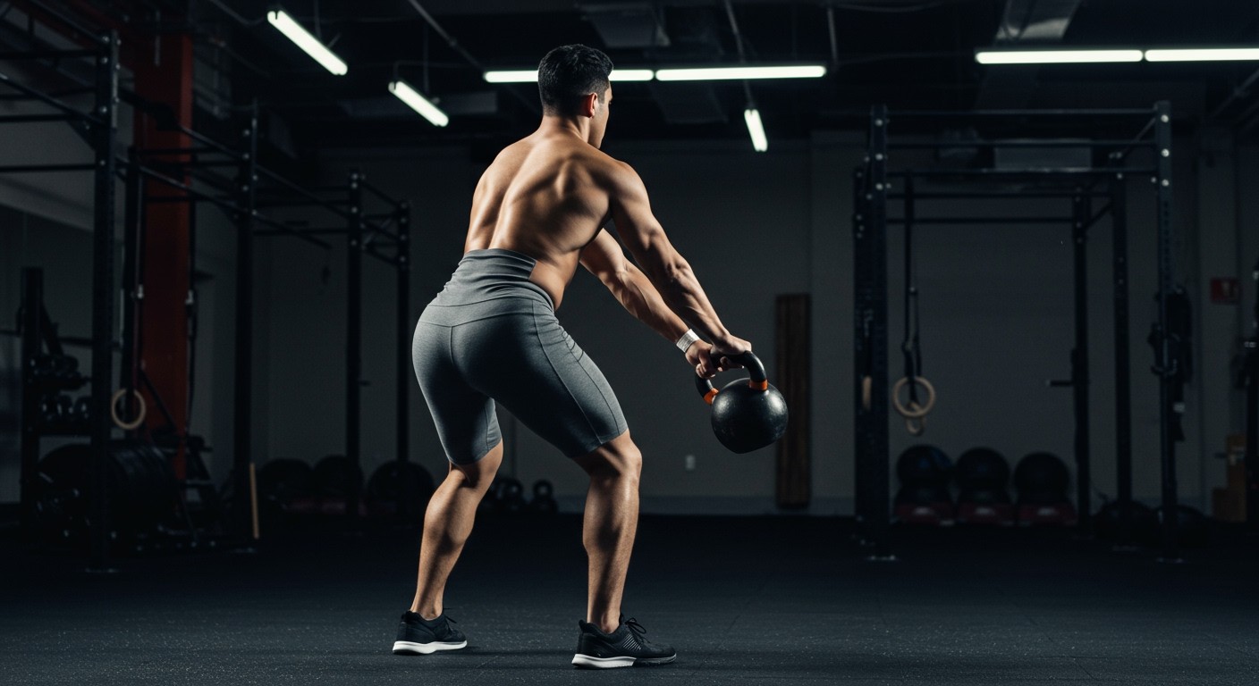 A kettlebell swing aktiválja a teljes alsótest izmait.