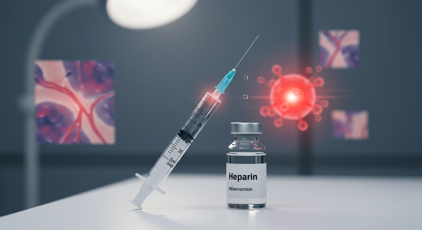 A Heparin gyulladáscsökkentő és véralvadásgátló hatású.