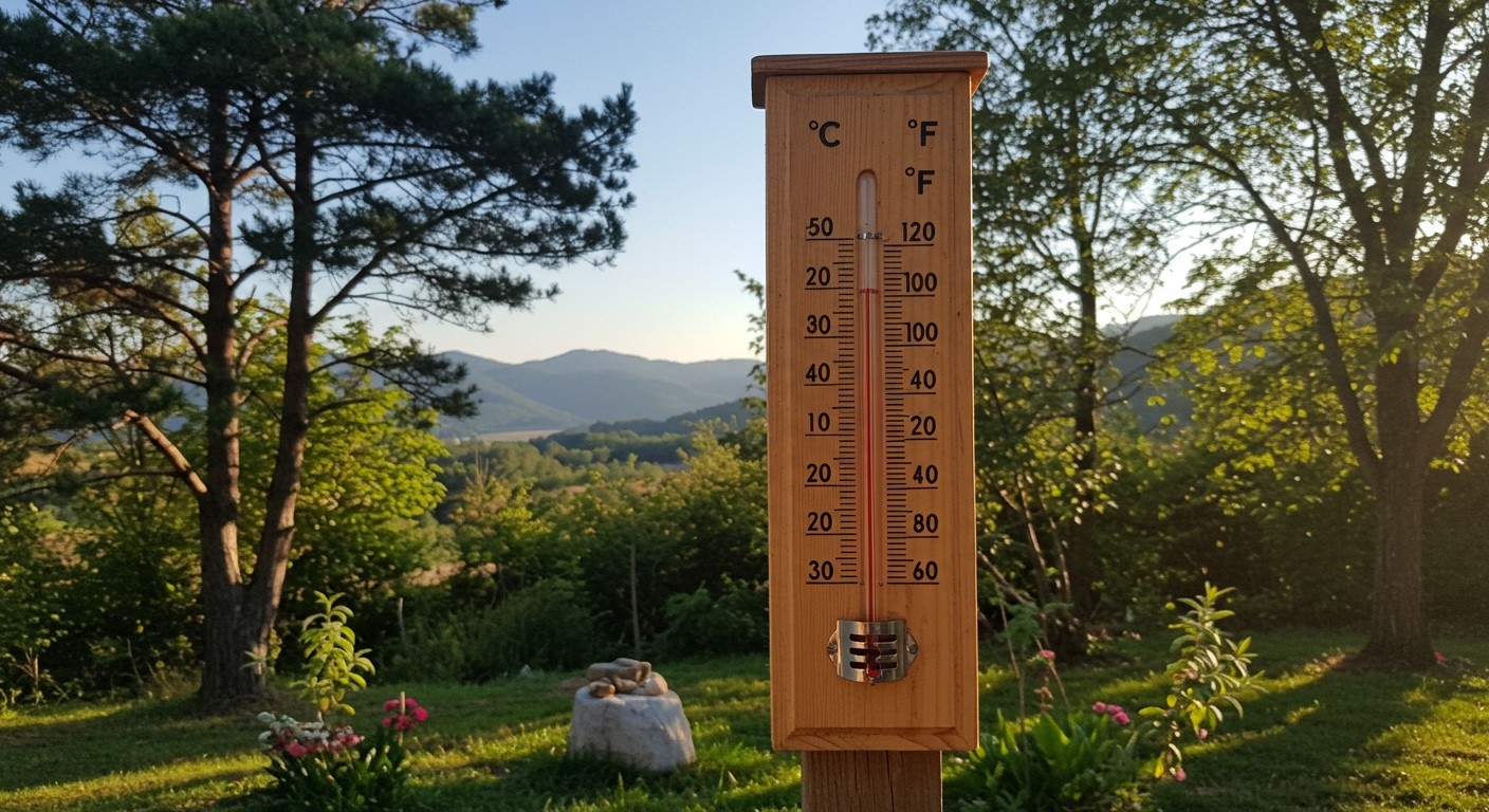 A szabadtéri hőmérők anyaga befolyásolja a mérési pontosságot.