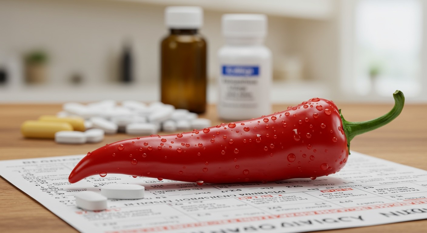 Kapszaicin allergiát okozhat, óvatosan alkalmazza érzékeny bőrön.