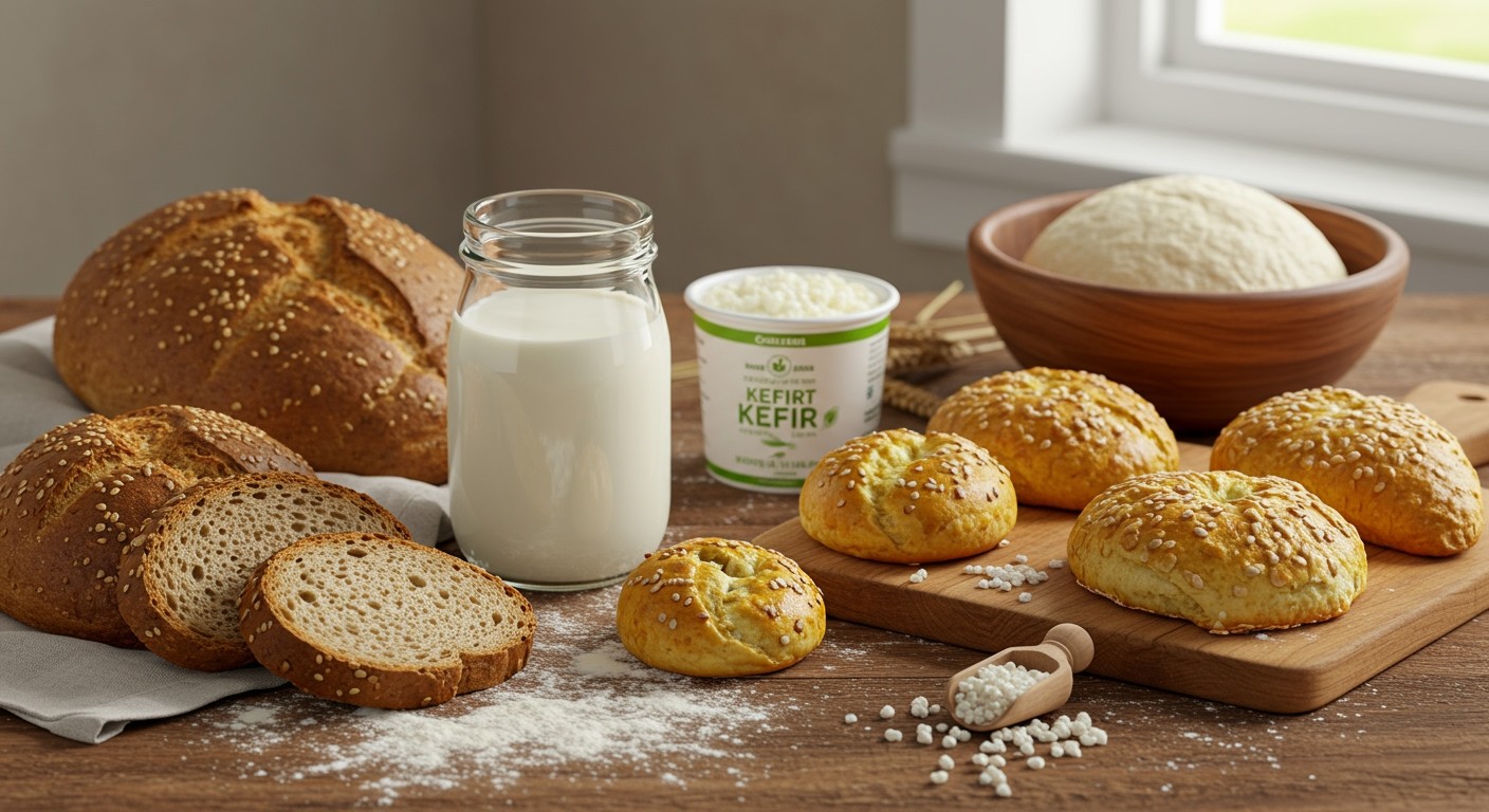 A kefir segít a tészták rugalmasságának növelésében.
